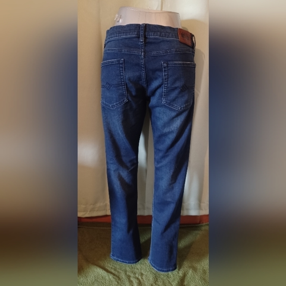 Joseph Abboud Extreme Slim Fit Denim Jeans - Picture 1 of 13